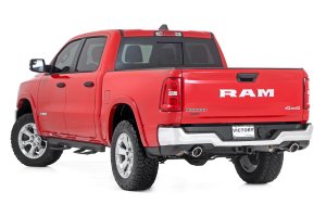 Ram 1500 TRX Step - Rough Country - SRL2 Adj Aluminum - Black - '21-'24